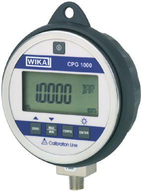 Kalibriertechnik Präzisions-Digitalmanometer Typ CPG1000 WIKA Datenblatt CT 10.
