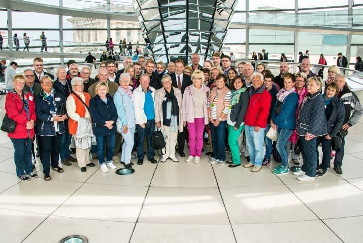 Besuchergruppe drei Tage in Berlin zu Gast Auf Einladung des heimischen Bundestagsabgeordneten Henning Otte informierten sich 50 Bürgerinnen und Bürger aus dem Wahlkreis Celle-Uelzen während eines