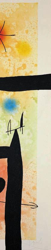Für mich war Miró der Inbegriff der Freiheit; etwas Luftigeres,Gelösteres, Leichteres als alles, was ich je gesehen hatte.