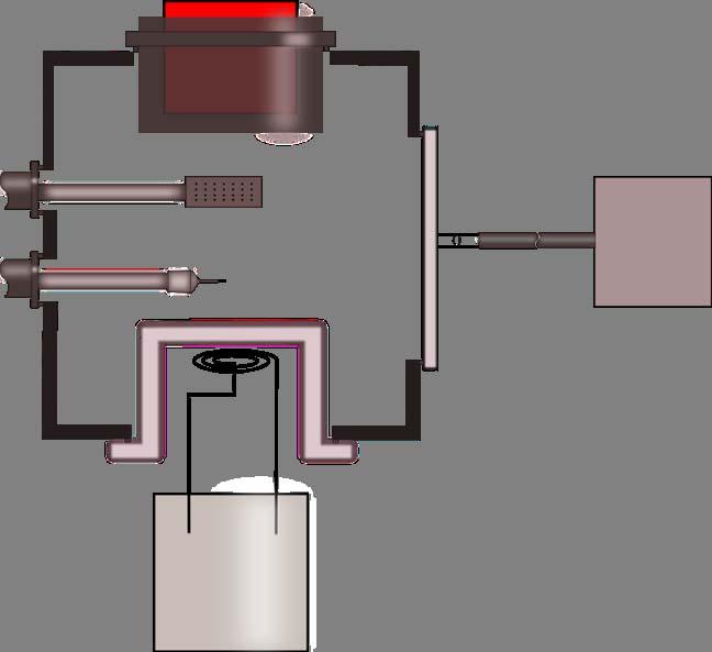 Experimenteller Aufbau Induktiv-eingekoppeltes Plasma Plasmamonitor Edelstahlgehäuse