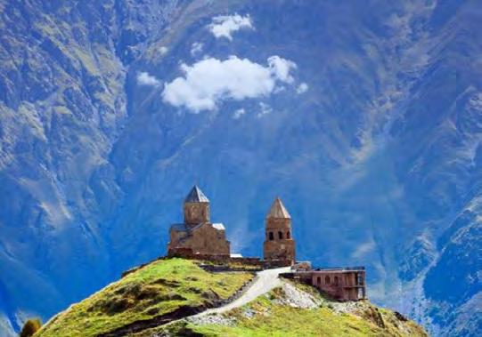 200 m befindet. Sie ist ein Heiligtum der georgischen Kultur und die einzige Kuppelkirche im Kaukasus.