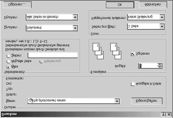 Drucker mit einem Computer verwenden 3 3 Sie können Ihren HP Photosmart 7150 Drucker mit jedem Windows PC oder Macintosh Computer nutzen, auf dem eine Software isntalliert ist, die das Drucken