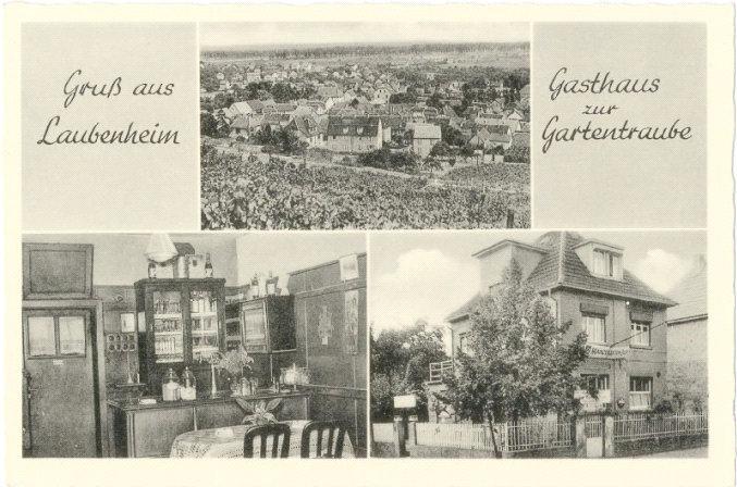 Spieß Gasthaus von Georg Spieß, Orts-, Gebäude- und Gartenansicht 292 1925