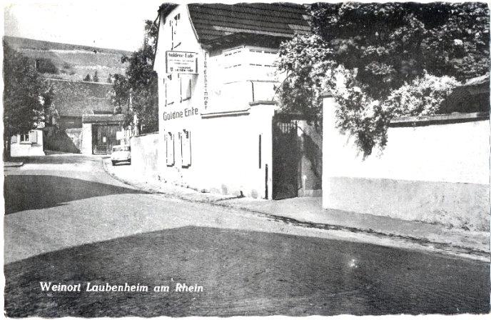 Burkard, Mainz E/1184 Gasthaus "Goldne Ente".