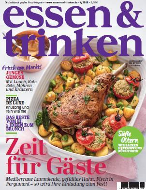 25 ESSEN & TRINKEN ESSEN & TRINKEN ist seit mehr als 40 Jahren Deutschlands erfolgreichstes, trend-setzendes verkäufliches Premium-Magazin für Genießer.