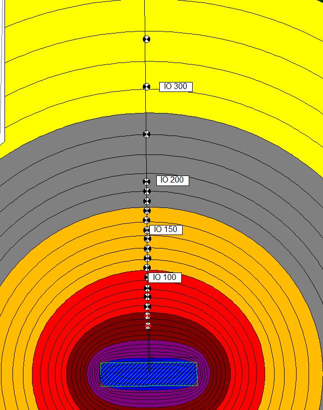 9 Berechnungsergebnisse 9.1 Wanderbaustelle Im Folgenden wird für die Wander- bzw. Dükerbaustelle jeweils eine Profilberechnung für die Profilbreite von 23 m sowie von 45 m (3-teilige Baustelle) (vgl.