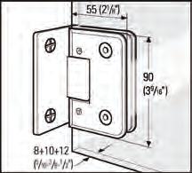 Die Türbänder haben eine automatische Rückholzone von ± 15 in die Nulllage.