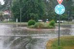 Kanaldichtheitsprüfungen für 2015 in der Ortslage Pritzwald Regenwasser Die nebenstehenden Bilder zeigen eines der letzten Starkregenereignisse in Lubmin.
