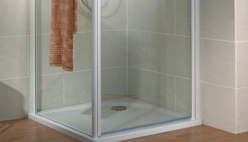 Daher ist unter Umständen ein Sondermaß erforderlich, wenn die Dusche ohne Duschbecken montiert wird.