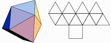 quadratische Drehpyramide engl.