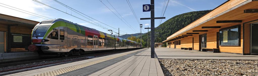 Südtiroltakt: Die Lage heute Bahnkilometer