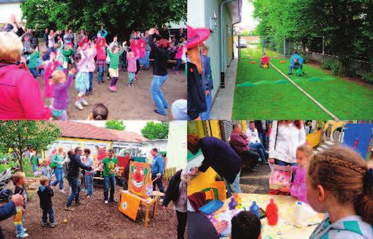 Aus den Kindertagesstätten AWO Kindertagesstätte Sonnenschein Sommerfest Am 19. Juni fand das alljährliche Sommerfest im Garten der Kita statt.