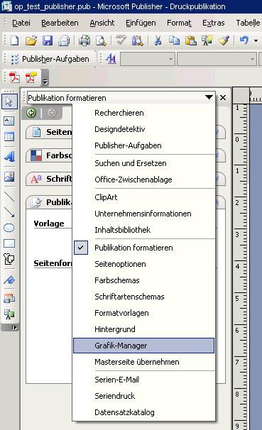 Nun können Sie mit der eigentlichen Gestaltung Ihres Dokuments beginnen.