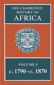 History of Africa, vol. 6), Berkeley 1998. J.D.