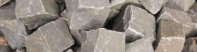 Basalt Schwarz 4 / 6 cm 8 / 10 cm Granit Hellgrau