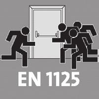 Mehrfachverriegelung wählen GENIUS PANIK-Mehrfachverriegelungen Für den Einsatz in Türen für Flucht- und Rettungswege nach EN 179 und EN 1125 geeignete.