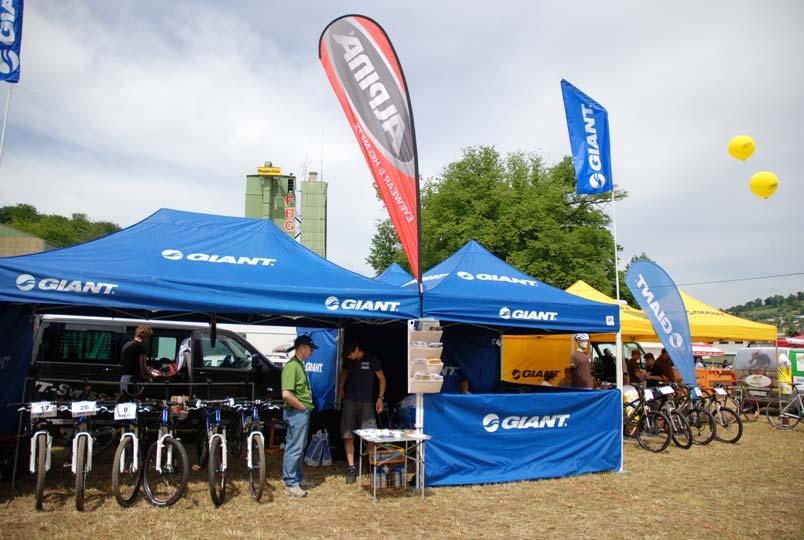 Giant an den Bikedays in Solothurn 1x 100m2