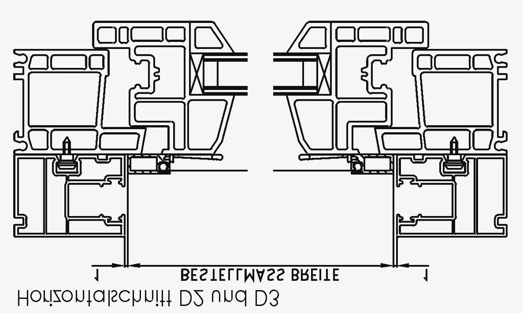 6 Ausführung D2 Kunststoff-/Alufenster mit Rolloführungsschiene Befestigung mit 2 Eckwinkel und 2 Drehhalter Breite: Lichtes Breitenmaß 2 mm Höhe: Lichtes Höhenmaß +48 mm Maß Z :