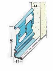 Putzabschluss- / Sockelprofile PVC Kante Außenputz 10-20 mm Länge 250 mm Artikel-Nr.