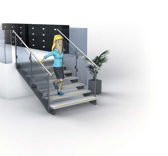 www.ekas-box.ch Treppen Stürze auf Treppen sind besonders gefährlich. Treppen sollten daher zwingend mit Handläufen versehen sein. Sie geben Halt, wenn man aus dem Tritt gerät.