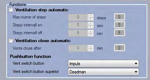 2 Fonction : Ouverture par étapes Cette fonction permet une ouverture incrémentale du châssis.