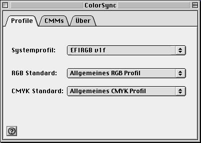 COLORWISE PRO TOOLS 18 Installieren und Konfigurieren der ColorSync Profile Sie können zusätzliche ICC-Profile, die Sie verwenden wollen, von der CD-ROM mit der Anwendersoftware auf Ihren Computer