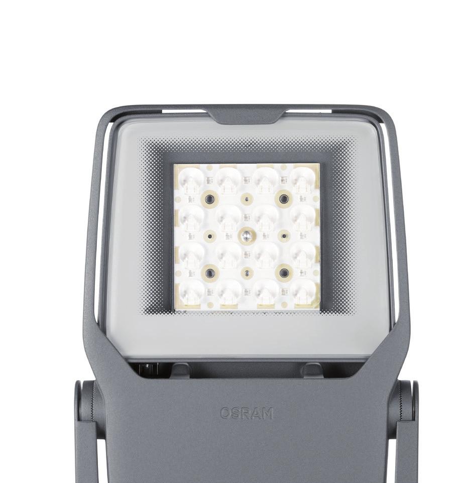 Umgebungstemperatur abgestimmt Somit kann für jede Applikation die richtige Wahl getroffen werden Siteco s Floodlight 20 maxi LED vereint innovative