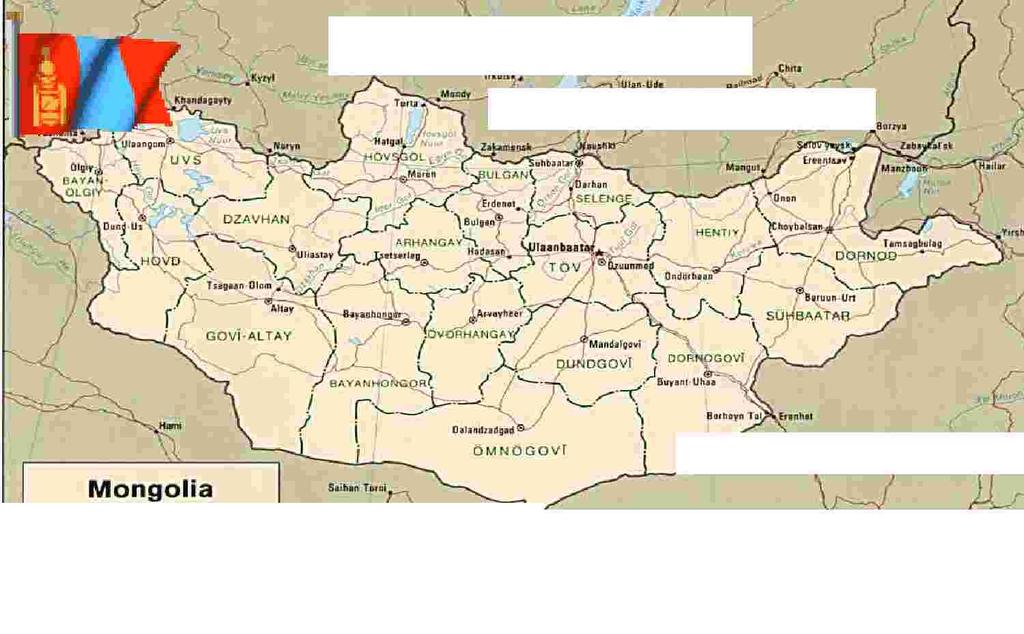 Die Mongolei Grenze mit Russland 3.485 km Grenze mit China 4.677 km Flaeche: 1.566.500qkm (4,3 mal die Flaeche Deutschlands) Einwohner: 2.