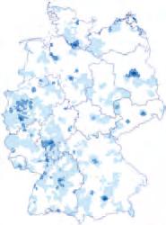 HIV-Infektion Spezielle Krankheiten 115 Abb. 6.23.3: Gemeldete HIV-Erstdiagnosen pro 100.000 Einwohner nach Postleitbereich (geglättet), Deutschland, 2013 (n = 3.