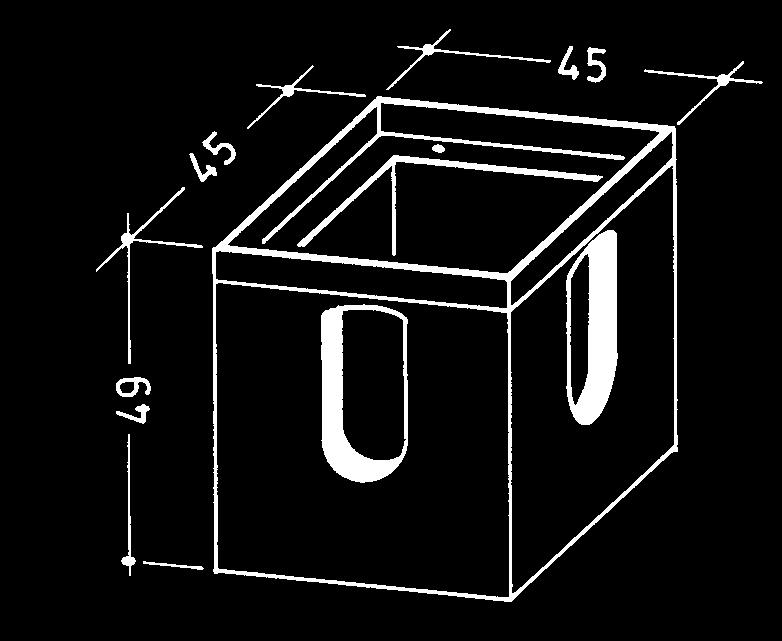 54 28 SL-Sinkkasten / Mehrzweck-Sinkkasten für SL-Rinnenanschluss sowie für allgemeine Entwässerung (z.b.