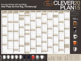C1003-15 Planer mit Firmierung - 4-farbig 50 100 200 500 1000 CleverPlan 1-farbig 6,97 4,59 3,47 2,81 2,60 CleverPlan 4-farbig 9,92 6,21 4,21 3,14 2,76 Preis per Stück Farbwechselzuschläge für HKS