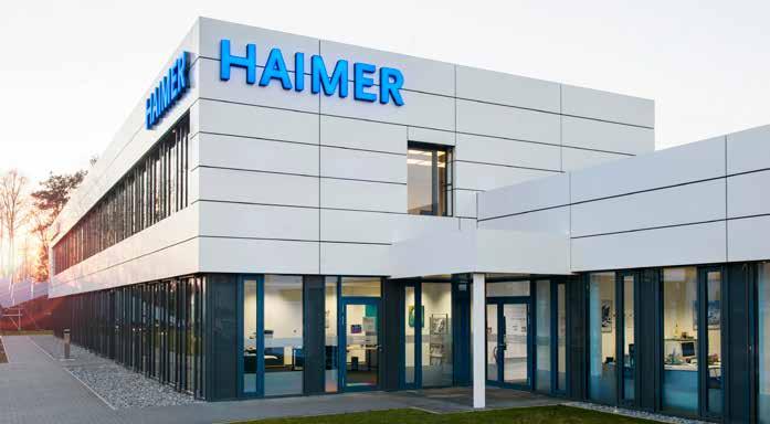 NEU: HAIMER MICROSET NEW: HAIMER MICROSET Neuer Produktionsstandort in Bielefeld, Deutschland! New production site in Bielefeld, Germany! Zum 1.