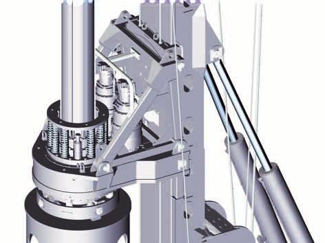 Bohrantriebe mit System Die Liebherr-Bohrantriebe stellen sicher, dass die Leistungsfähigkeit der Grundgeräte optimal in Arbeitsleistung umgesetzt wird.