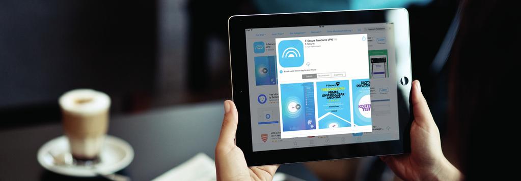 Wie funktioniert die Einrichtung von F-Secure Freedome auf dem ipad?