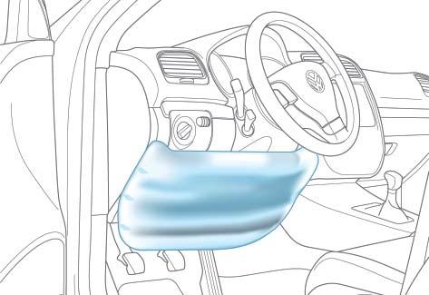 Je nach Schwere und Art des Unfalls entscheidet das Airbag-Steuergerät über den zeitlichen Abstand zwischen den beiden Zündungen.