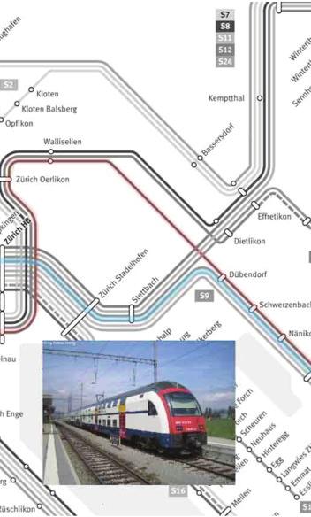 S-Bahn als Rückgrat Die gute Ausgangslage der S-Bahn erweist sich als effektiver Rückgrat der Strategie öffentlicher Verkehr.