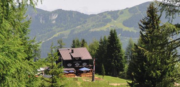 > Ganztagswanderungen: ab der Bergstation Grafenbergbahn Gabel (Kitzstein) 2.037 m > Kleinarler Hütte (Nr. 713 + 712) ca. 3 Stunden I 250 hm Von der Bergstation zur Hachaualm absteigen, über Weg Nr.