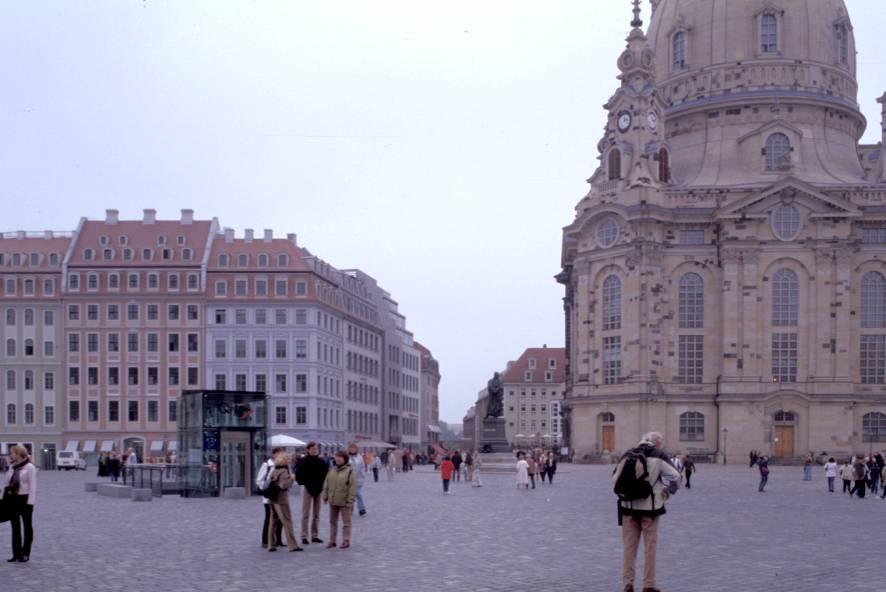 Dresden, Neumarkt mit Frauenkirche (= Liebfrauenkirche = St.