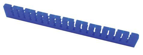 t-profile, blue, 24 cm 80-272-24 24 cm Leiste für Silikonhalterungen, Edelstahl, T-Profil, 24 cm Bar for silicone