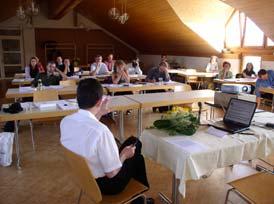 Langenthal, 12 Teilnehmer, 7 Europäische Länder Gründung des Forschungsinstitutes für Spiritualität und Gesundheit