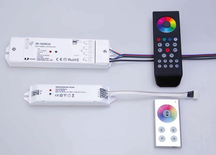 Wir machen icht LED-RGB/RGBW-Steuereinheiten Unsere 3-Kanal und 4-Kanal Farbsteuereinheiten bieten eine komfortable Lichtsteuerung mit umfangreicher Funktionalität.