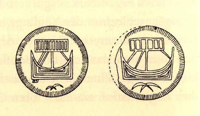- 6 - D. Ellmers zeigt hier die geborgenen Teile eines Oberländers aus dem 13./14. Jahrhundert und die entsprechende schematische Zeichnung von W. Dammann (rechts) Siehe Anm. 36!