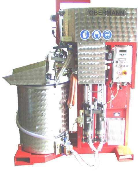 Pumpendruck in bar 1) 80 80 Pumpenventile selbsttätig Pumpenventile und Umlauf-/ Druck- Entlastungsventil hydraulisch betätigt Besondere Eignung bei dickflüssigen Suspensionen und niedrigen