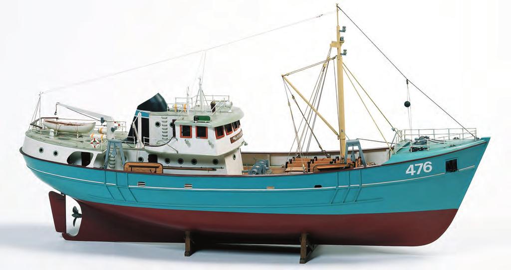 Nordkap/Slo-mo-shun IV RC-Modelle NORDKAP Ein typischer Nordseetrawler, der 1970 auf einer britischen Werft gebaut wurde. Der Bausatz beruht auf den ursprünglichen Schiffszeichnungen.
