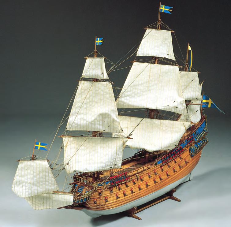 Wasa/Norske Løve WASA Standmodelle WASA Die Wasa wurde in den Jahren 1626 bis 1628 von dem holländischen Schiffsbaumeister Henrik Hybertsson für den schwedischen König Gustav Adolf II gebaut.