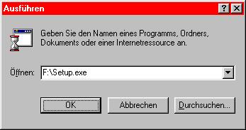 Über die Schaltfläche OK starten Sie die Installation.