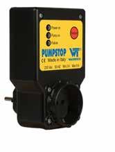 62020 6 Pumpstop (Pumpenschutz) NEW Product Der Pumpstop ist zum Schutz der Pumpe. Er wird zwischen dem Netzstecker der Pumpe ohne Trockenlaufschutz und die Steckdose gesteckt.