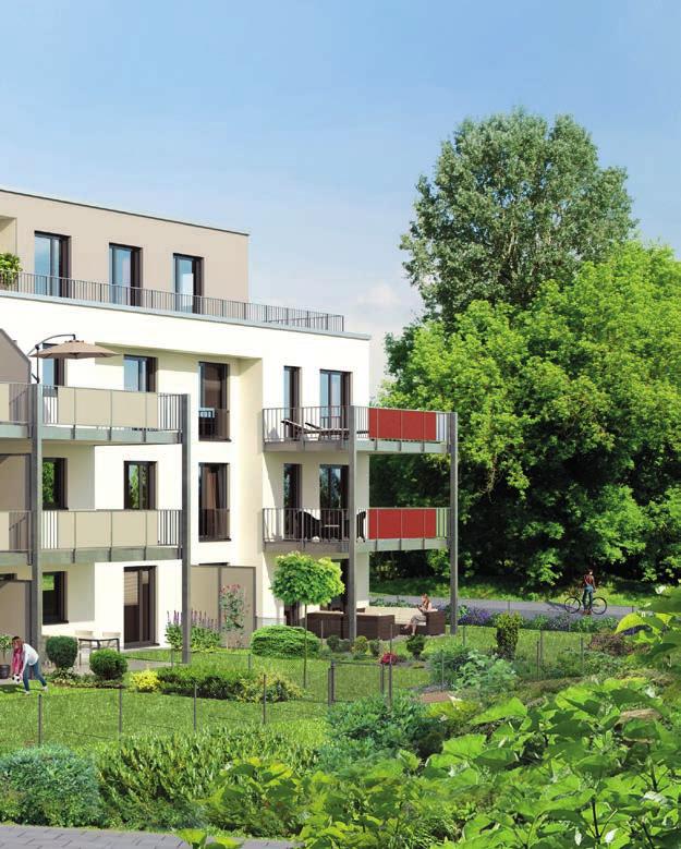 Starten Sie zum virtuellen Rundflug Am Schumacherring : Wohnungen in einem besonderen Licht Die 3- bis 4-Zimmer-Wohnungen bieten Wohnflächen zwischen 80 m² und 152 m².