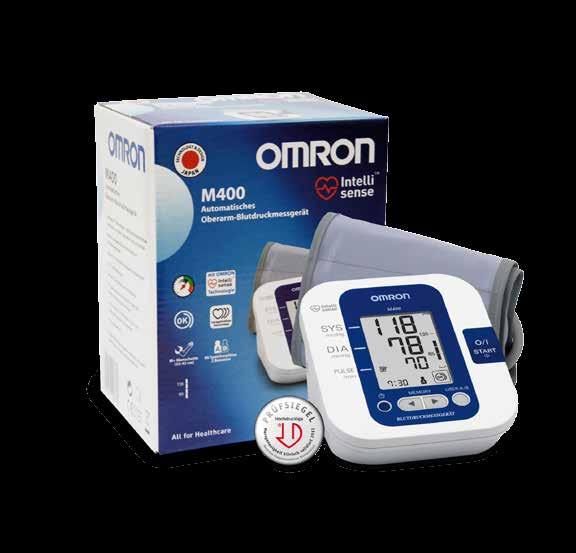 Omron Oberarm-Blutdruckmessgerät M400* Schnell, bequem und