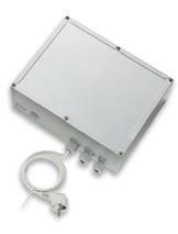 4906 024 520 0 Farbe Netzanschluss Schutzart Belastbarkeit Montageart Lichtgrau 230 V / 50 Hz IP54 6 A / 24 V Im Aufputzgehäuse Überlastungsschutz GSA einstellbar Art.-Nr.